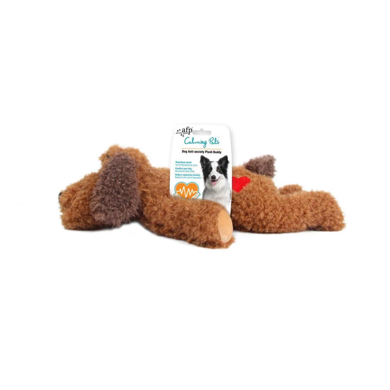 AFP Calming Pals hundebamse med hjerteslag 48 cm